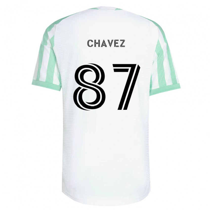 Danxen Herren Alfonso Ocampo-Chávez #87 Hellgrün Schwarz Weiß Auswärtstrikot Trikot 2026/27 T-Shirt