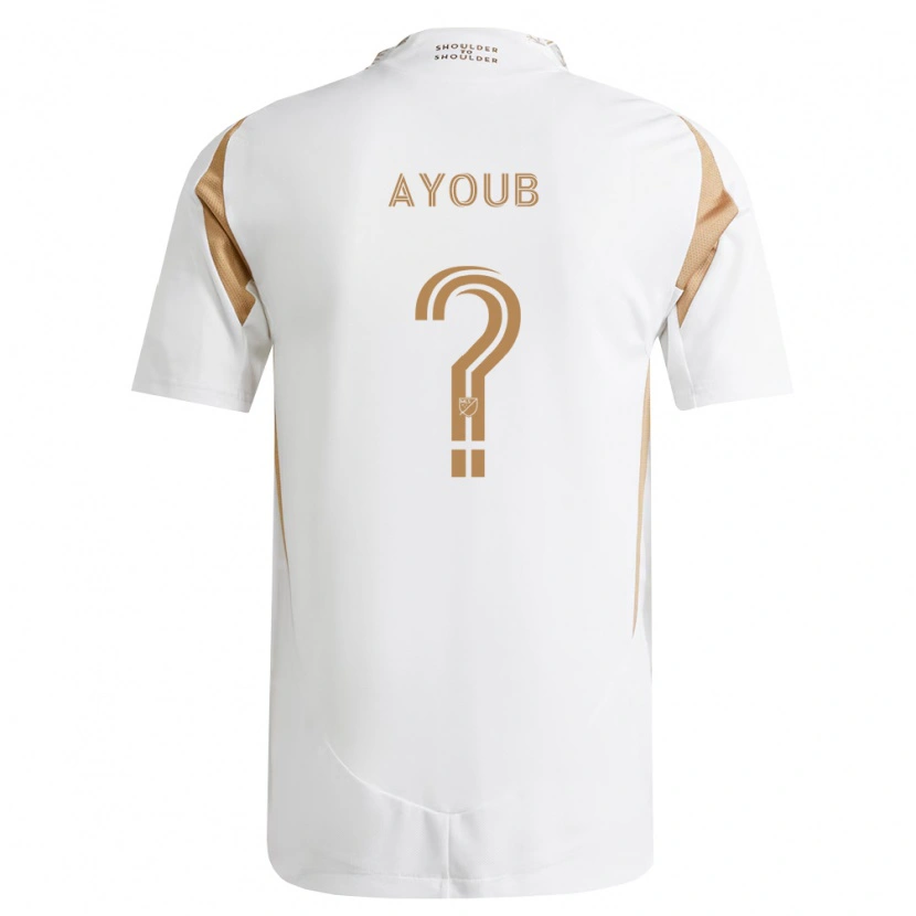 Danxen Herren Ryan Ayoub #0 Weiß Braun Auswärtstrikot Trikot 2026/27 T-Shirt