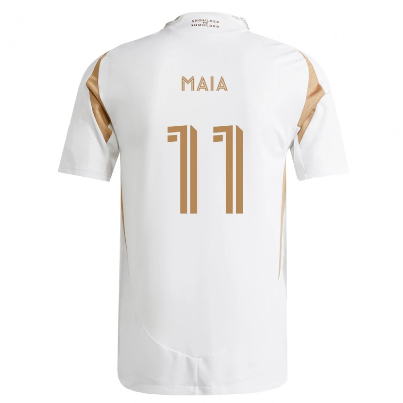 Danxen Herren Matheus Maia #11 Weiß Braun Auswärtstrikot Trikot 2026/27 T-Shirt