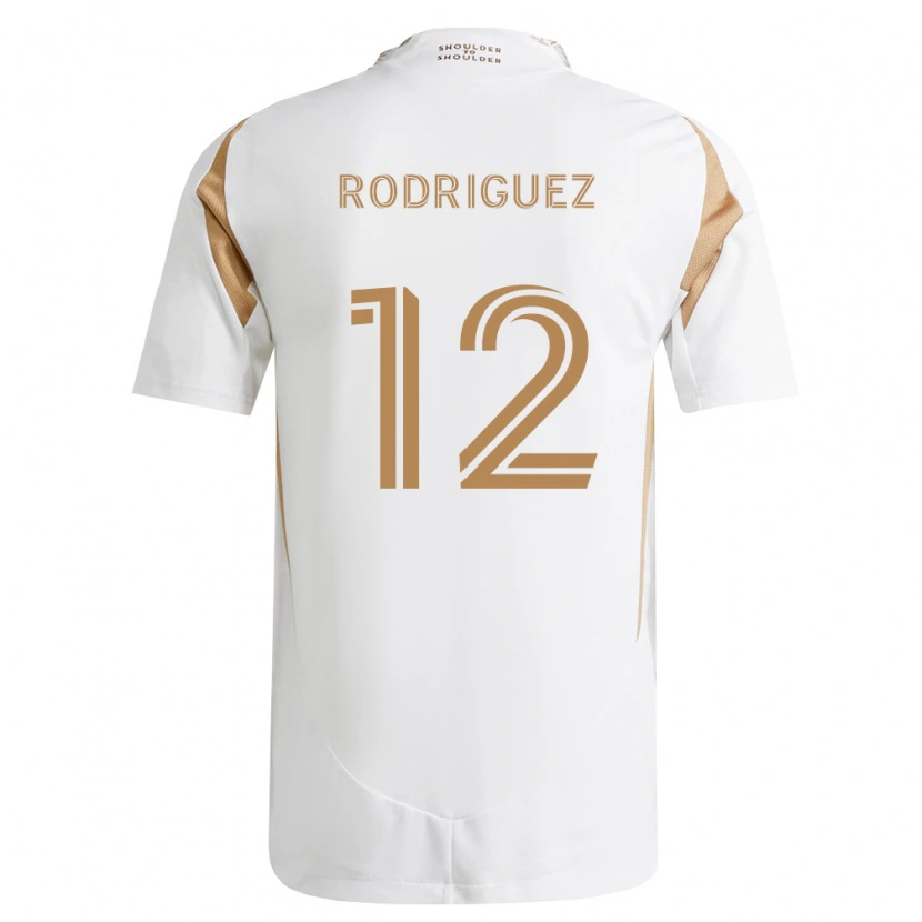 Danxen Herren Jeremi Rodriguez #12 Weiß Braun Auswärtstrikot Trikot 2026/27 T-Shirt