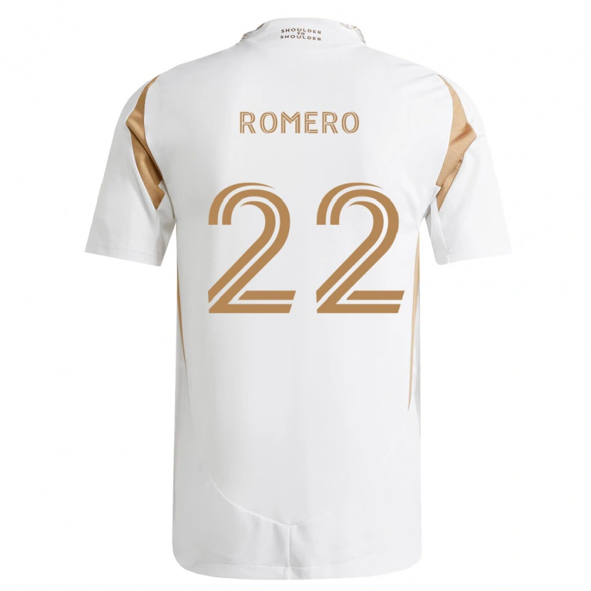 Danxen Herren Abraham Romero #22 Weiß Braun Auswärtstrikot Trikot 2026/27 T-Shirt