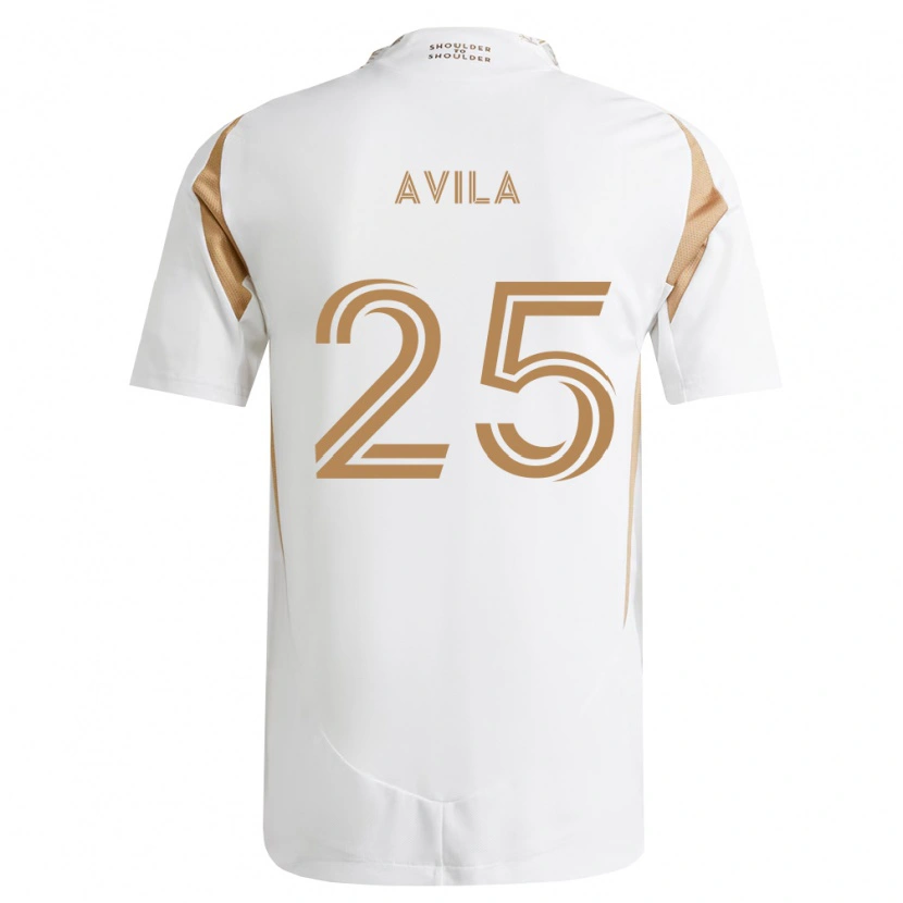 Danxen Herren Armando Avila #25 Weiß Braun Auswärtstrikot Trikot 2026/27 T-Shirt