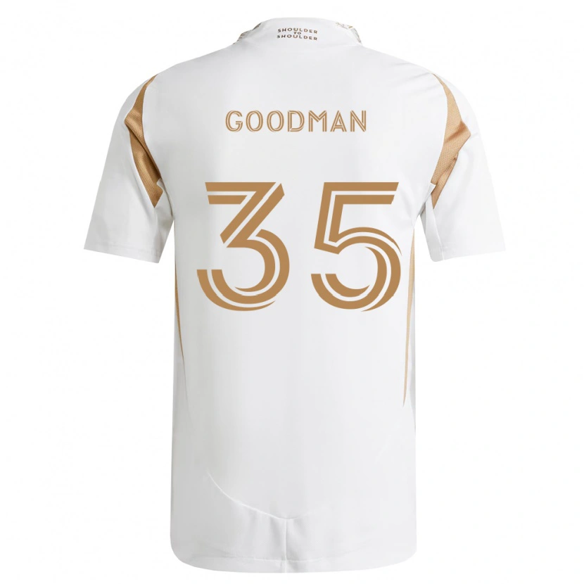 Danxen Herren Luke Goodman #35 Weiß Braun Auswärtstrikot Trikot 2026/27 T-Shirt