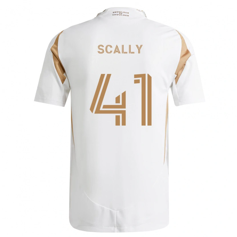 Danxen Herren Ethan Scally #41 Weiß Braun Auswärtstrikot Trikot 2026/27 T-Shirt