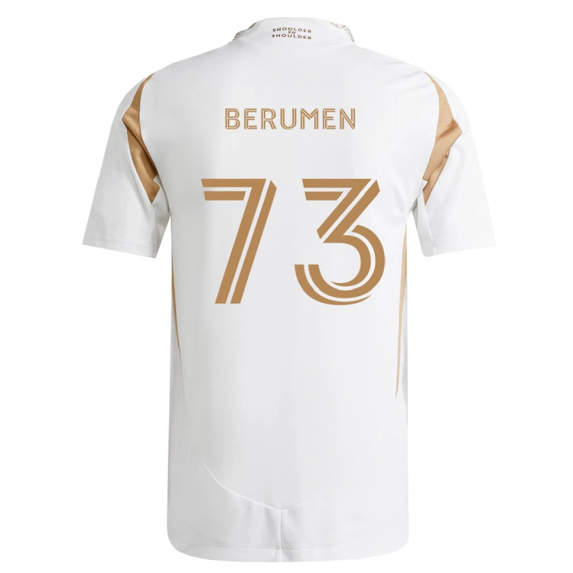 Danxen Herren Eddy Berumen #73 Weiß Braun Auswärtstrikot Trikot 2026/27 T-Shirt