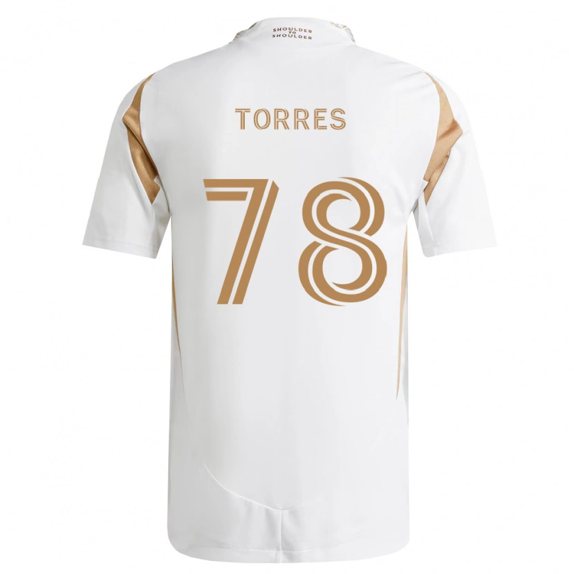 Danxen Herren Lisandro Torres #78 Weiß Braun Auswärtstrikot Trikot 2026/27 T-Shirt