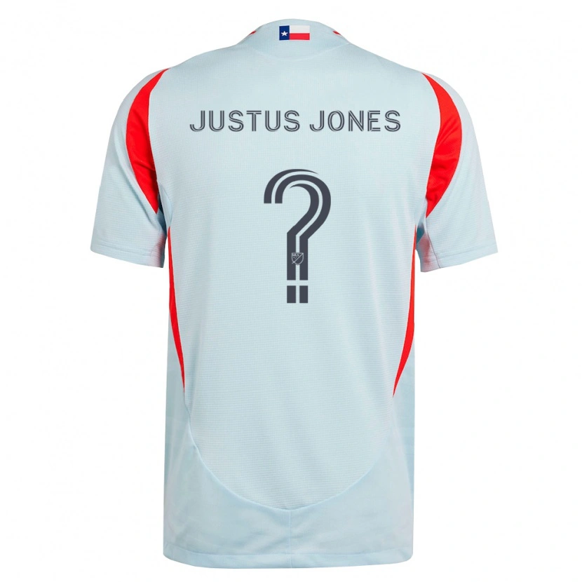 Danxen Herren Justus Jones #0 Dunkelgrau Weiß Rot Auswärtstrikot Trikot 2026/27 T-Shirt
