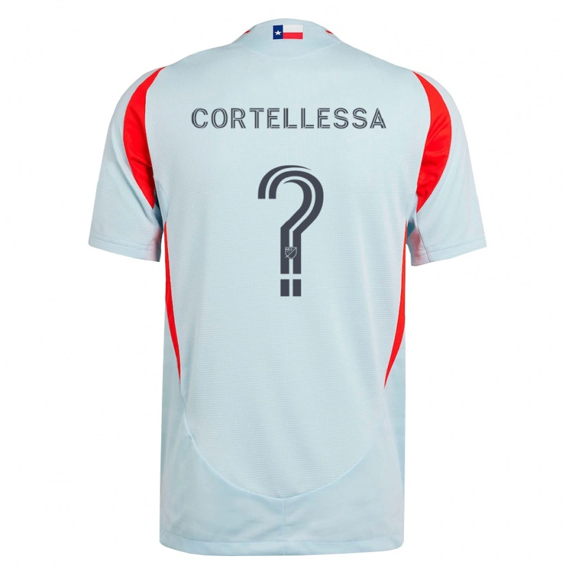 Danxen Herren Michael Cortellessa #0 Dunkelgrau Weiß Rot Auswärtstrikot Trikot 2026/27 T-Shirt
