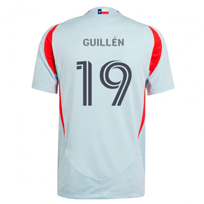 Danxen Herren Christian Guillén #19 Dunkelgrau Weiß Rot Auswärtstrikot Trikot 2026/27 T-Shirt
