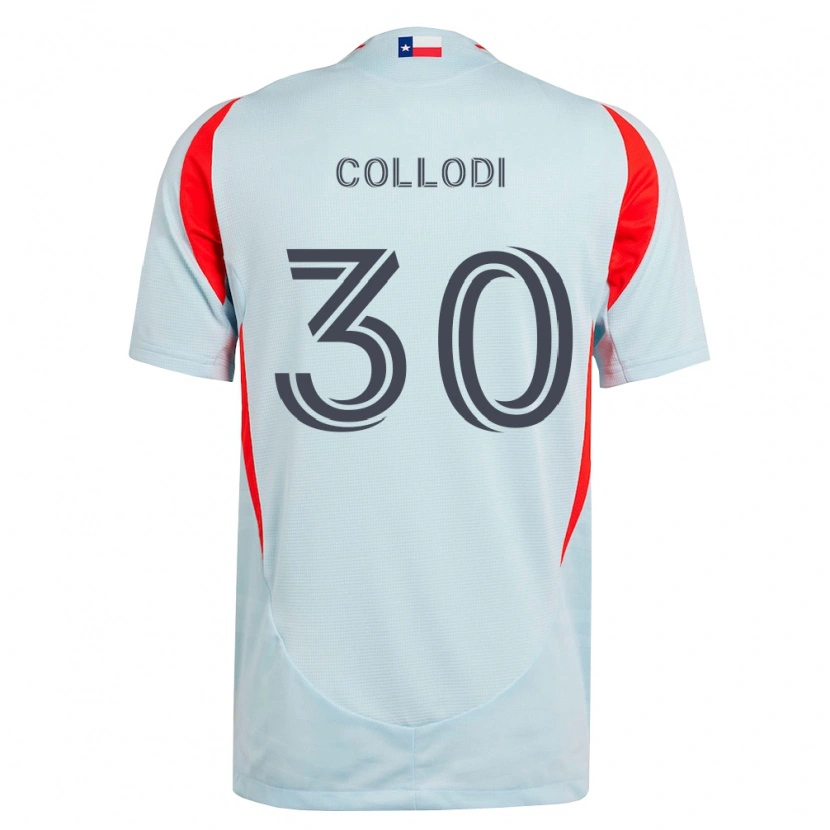 Danxen Herren Michael Collodi #30 Dunkelgrau Weiß Rot Auswärtstrikot Trikot 2026/27 T-Shirt