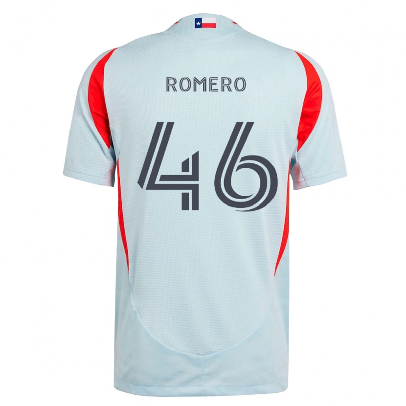Danxen Herren Isaac Romero #46 Dunkelgrau Weiß Rot Auswärtstrikot Trikot 2026/27 T-Shirt