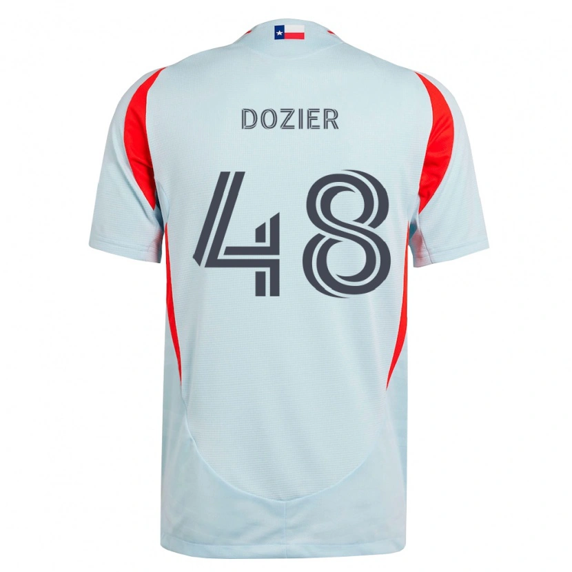 Danxen Herren Jonathon Dozier #48 Dunkelgrau Weiß Rot Auswärtstrikot Trikot 2026/27 T-Shirt