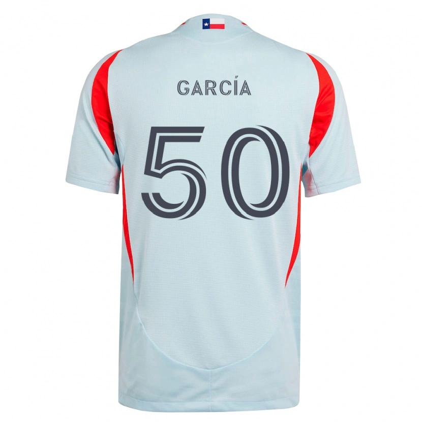 Danxen Herren Diego García #50 Dunkelgrau Weiß Rot Auswärtstrikot Trikot 2026/27 T-Shirt