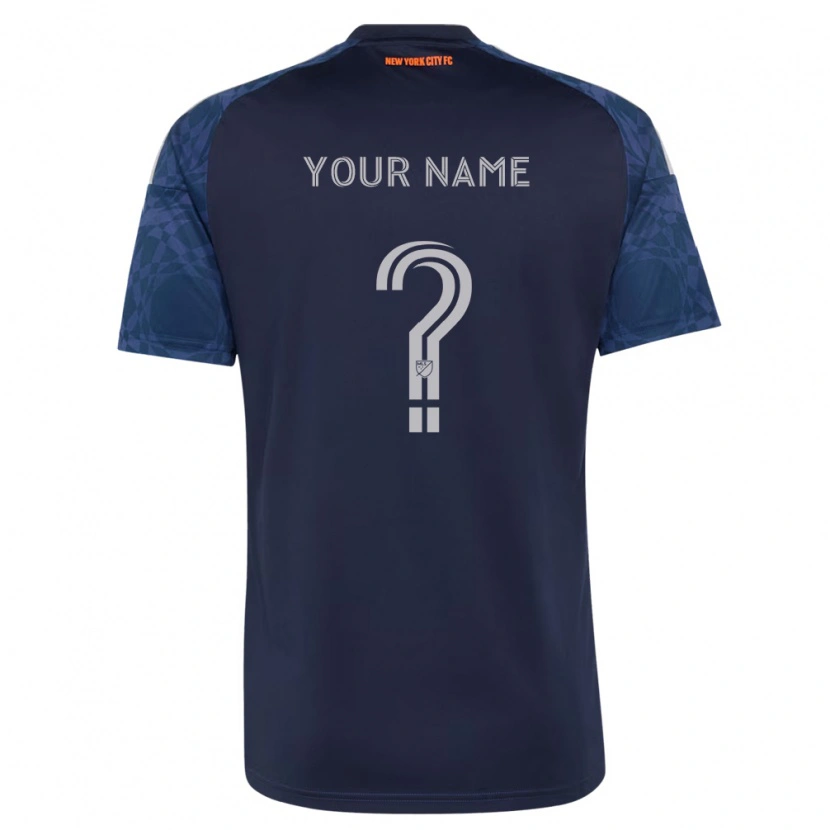 Danxen Herren Ihren Namen #0 Tiefblau Weiß Auswärtstrikot Trikot 2026/27 T-Shirt