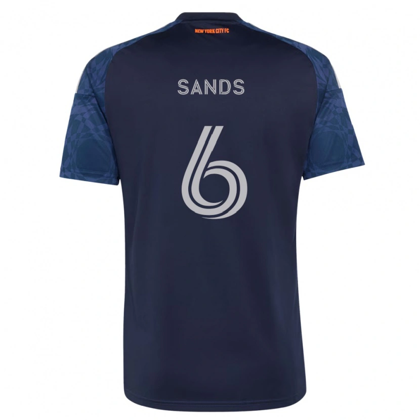 Danxen Herren James Sands #6 Tiefblau Weiß Auswärtstrikot Trikot 2026/27 T-Shirt