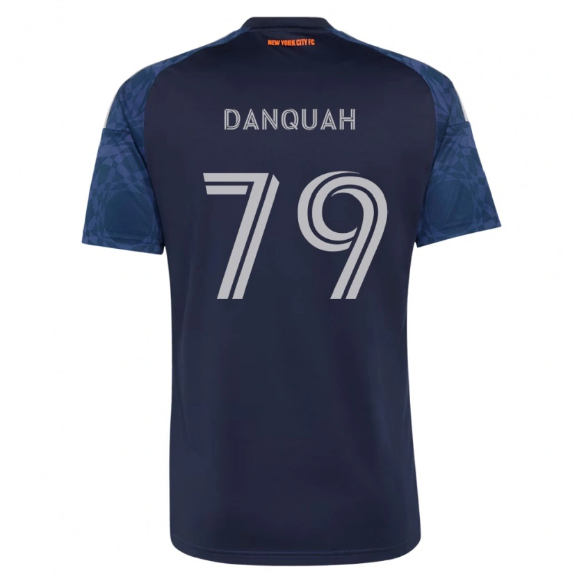Danxen Herren Caleb Danquah #79 Tiefblau Weiß Auswärtstrikot Trikot 2026/27 T-Shirt