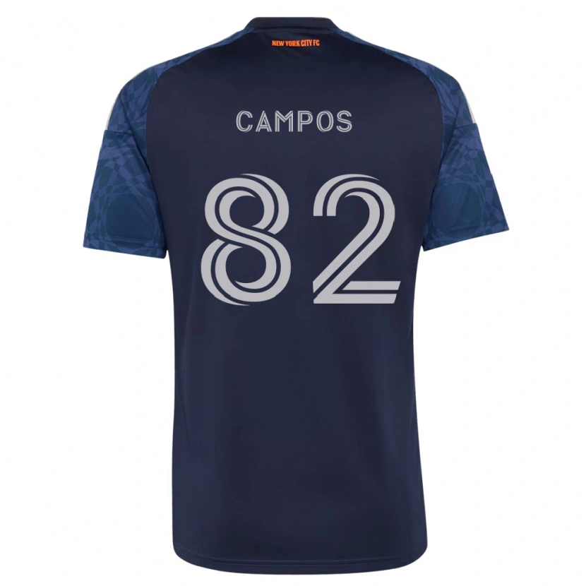 Danxen Herren Adonis Campos #82 Tiefblau Weiß Auswärtstrikot Trikot 2026/27 T-Shirt