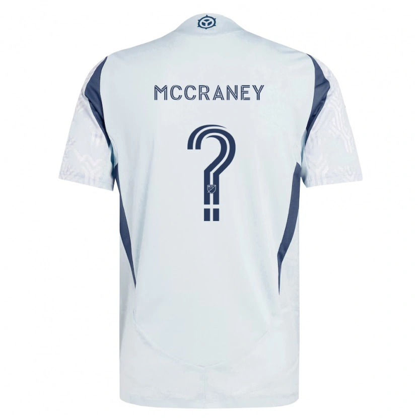 Danxen Herren Finn Mccraney #0 Blau Grau Weiß Auswärtstrikot Trikot 2026/27 T-Shirt