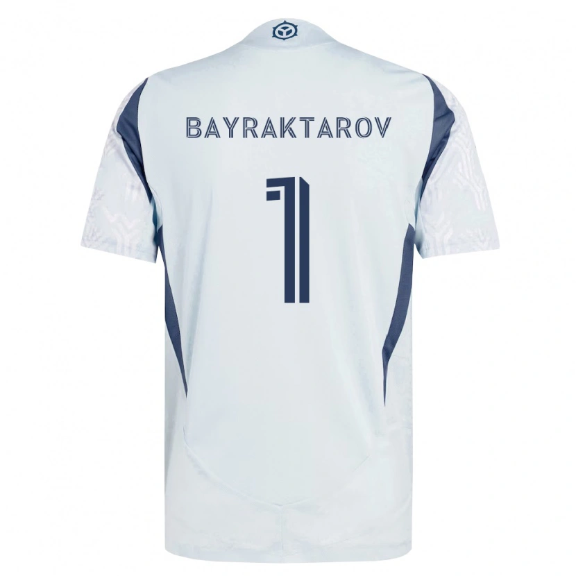 Danxen Herren Alex Bayraktarov #1 Blau Grau Weiß Auswärtstrikot Trikot 2026/27 T-Shirt