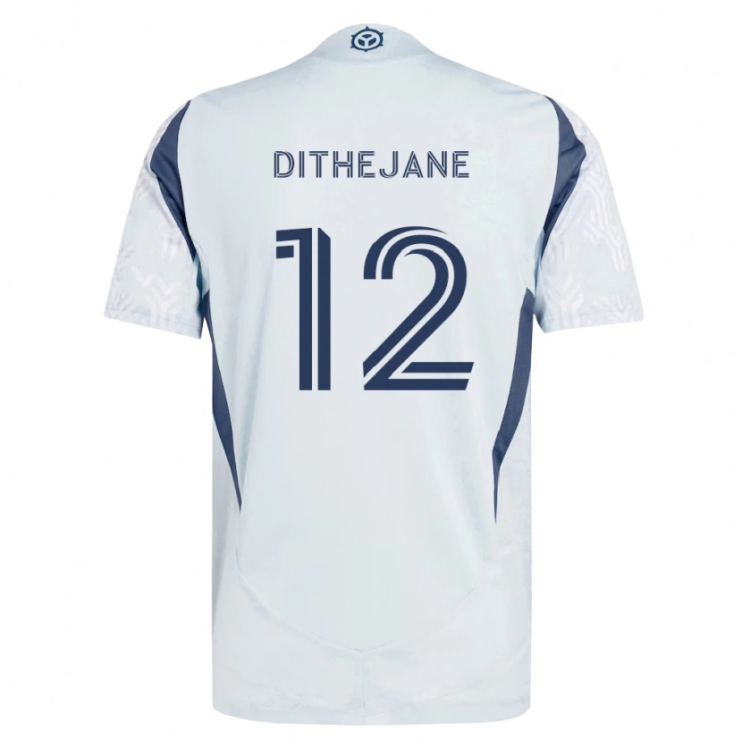 Danxen Herren Puso Dithejane #12 Blau Grau Weiß Auswärtstrikot Trikot 2026/27 T-Shirt