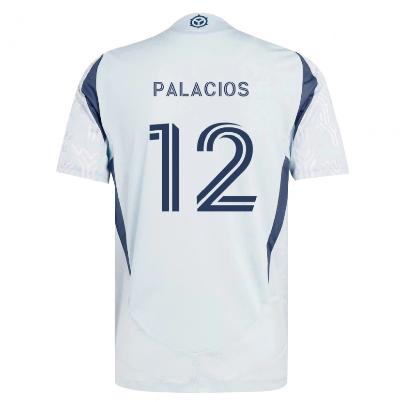 Danxen Herren Denzel Palacios #12 Blau Grau Weiß Auswärtstrikot Trikot 2026/27 T-Shirt