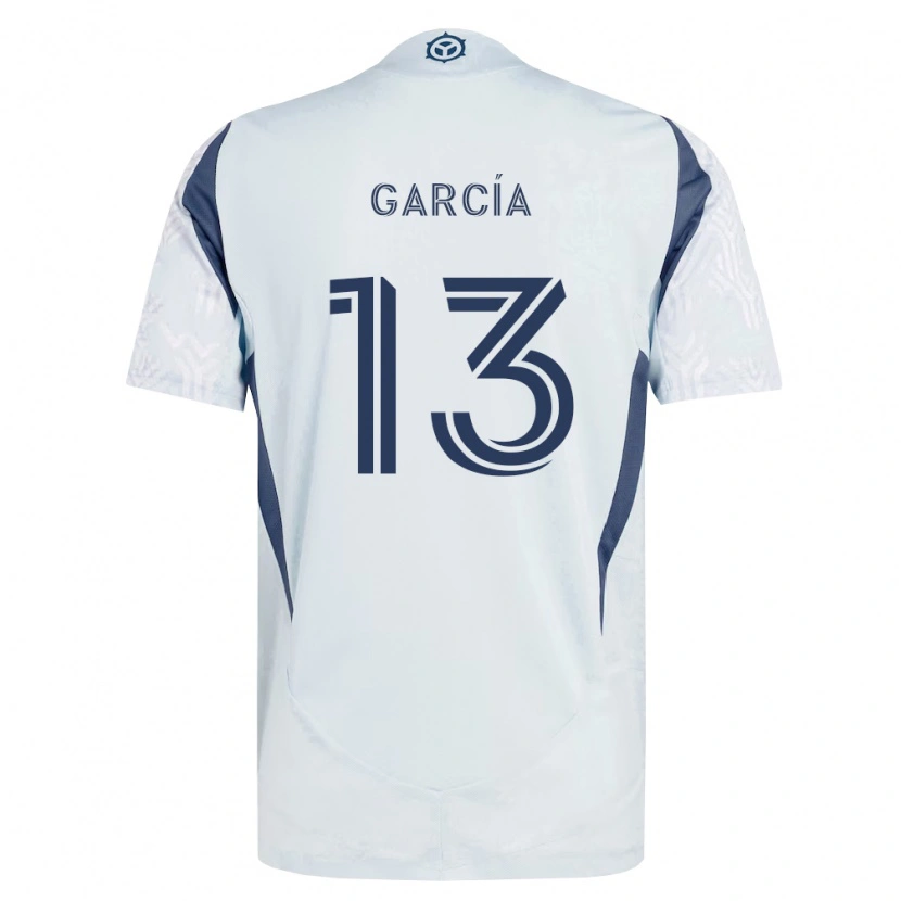 Danxen Herren Deijan García #13 Blau Grau Weiß Auswärtstrikot Trikot 2026/27 T-Shirt
