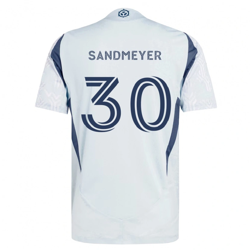 Danxen Herren Jack Sandmeyer #30 Blau Grau Weiß Auswärtstrikot Trikot 2026/27 T-Shirt