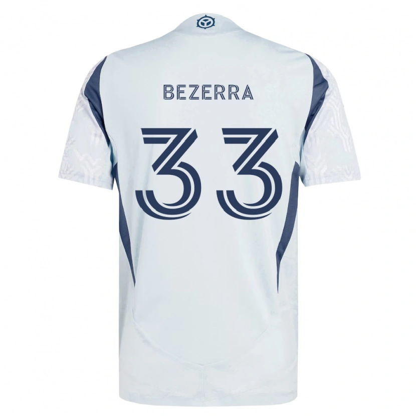 Danxen Herren Victor Bezerra #33 Blau Grau Weiß Auswärtstrikot Trikot 2026/27 T-Shirt