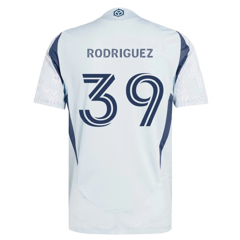Danxen Herren Allan Rodriguez #39 Blau Grau Weiß Auswärtstrikot Trikot 2026/27 T-Shirt