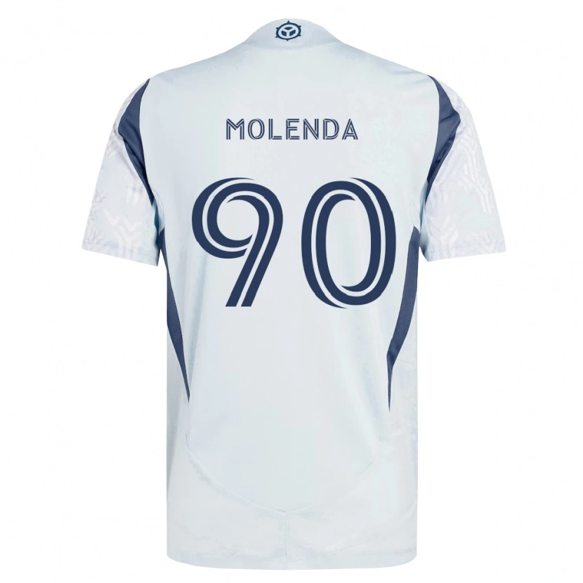 Danxen Herren David Molenda #90 Blau Grau Weiß Auswärtstrikot Trikot 2026/27 T-Shirt