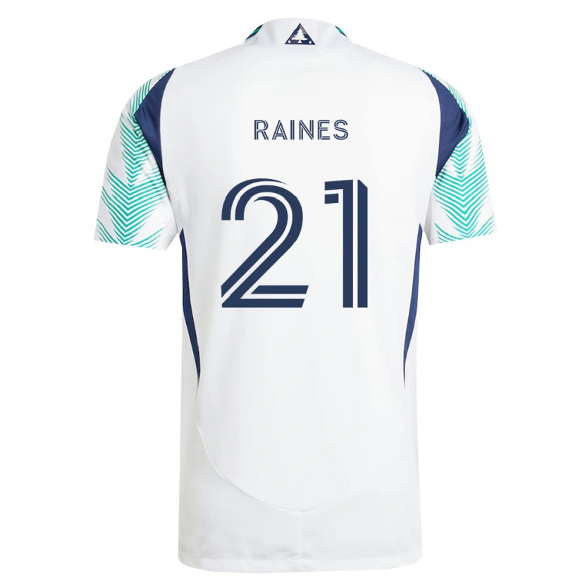 Danxen Herren Brooklyn Raines #21 Weiß Marineblau Hellgrün Auswärtstrikot Trikot 2026/27 T-Shirt