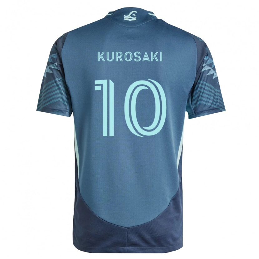 Danxen Herren Yuuka Kurosaki #10 Marineblau Grün Auswärtstrikot Trikot 2026/27 T-Shirt