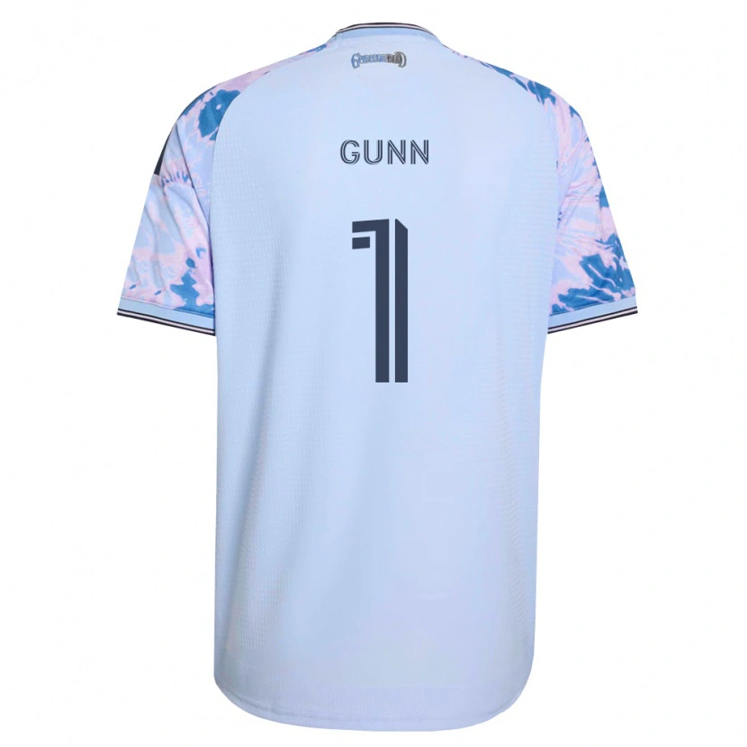 Danxen Herren Angus Gunn #1 Königsblau Weiß Schwarz Auswärtstrikot Trikot 2026/27 T-Shirt