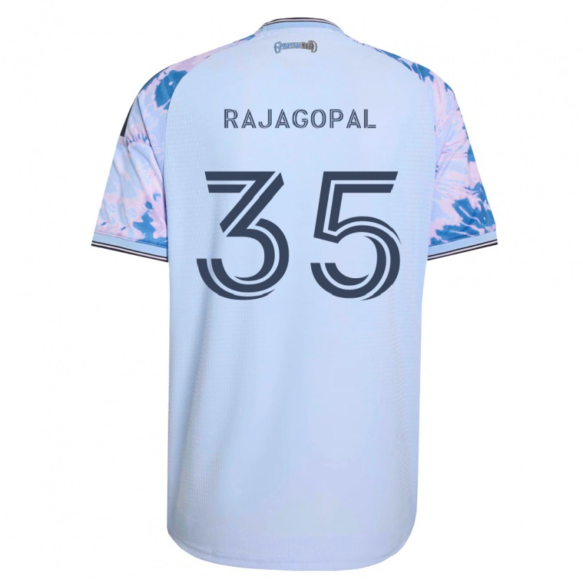 Danxen Herren Rohan Rajagopal #35 Königsblau Weiß Schwarz Auswärtstrikot Trikot 2026/27 T-Shirt