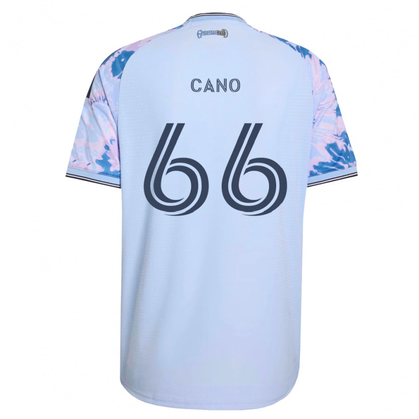 Danxen Herren Alejandro Cano #66 Königsblau Weiß Schwarz Auswärtstrikot Trikot 2026/27 T-Shirt