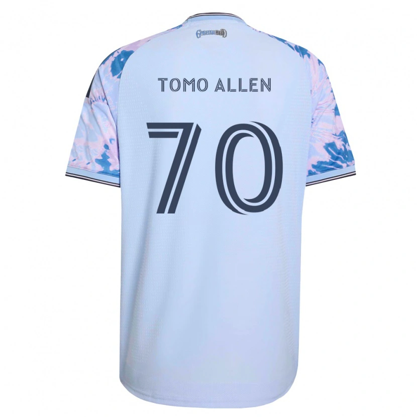 Danxen Herren Tomo Allen #70 Königsblau Weiß Schwarz Auswärtstrikot Trikot 2026/27 T-Shirt