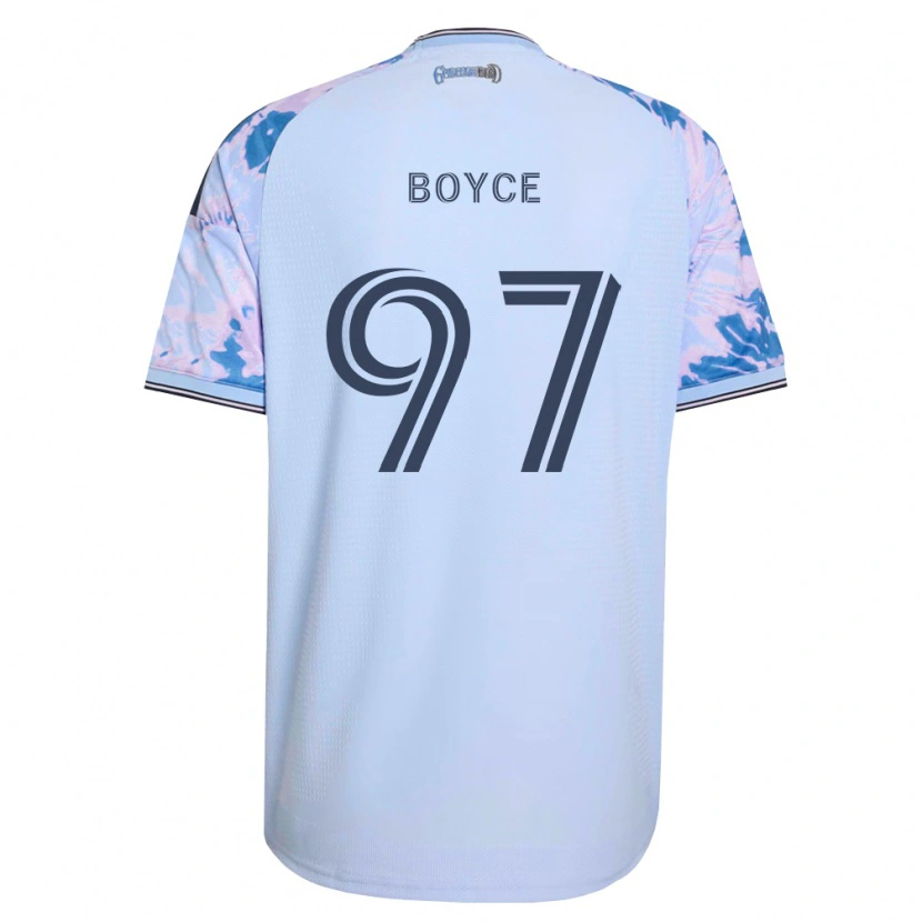 Danxen Herren Warren Boyce #97 Königsblau Weiß Schwarz Auswärtstrikot Trikot 2026/27 T-Shirt