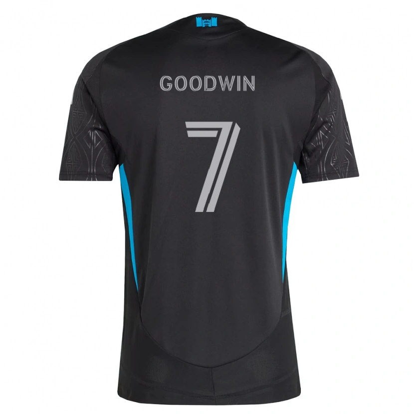 Danxen Herren Archie Goodwin #7 Schwarz Weiß Himmelblau Auswärtstrikot Trikot 2026/27 T-Shirt
