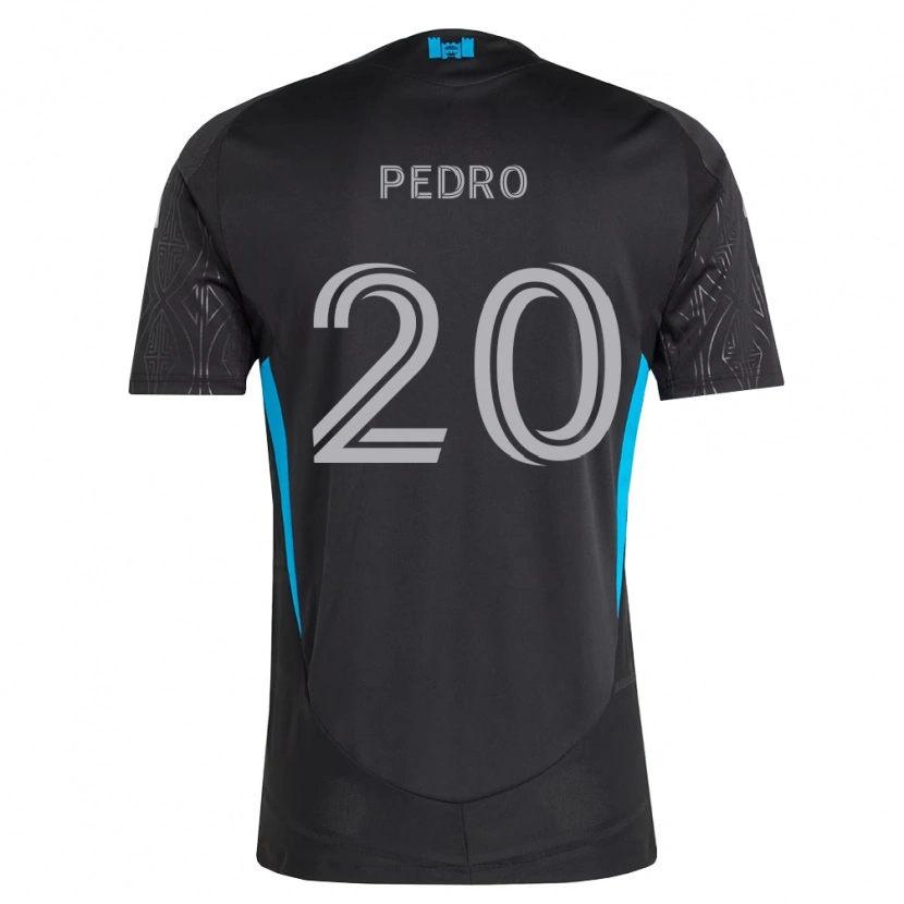 Danxen Herren João Pedro #20 Schwarz Weiß Himmelblau Auswärtstrikot Trikot 2026/27 T-Shirt