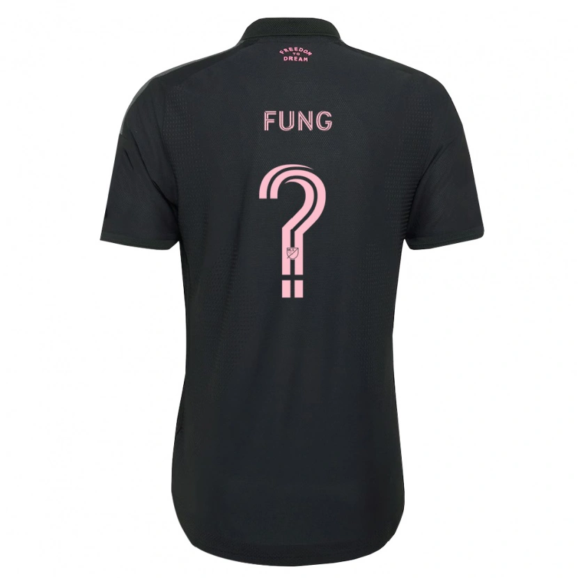 Danxen Herren Victor Fung #0 Pink Schwarz Weiß Auswärtstrikot Trikot 2026/27 T-Shirt