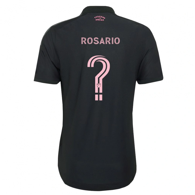 Danxen Herren Adrian Rosario #0 Pink Schwarz Weiß Auswärtstrikot Trikot 2026/27 T-Shirt