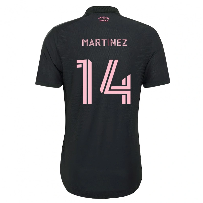 Danxen Herren David Martinez #14 Pink Schwarz Weiß Auswärtstrikot Trikot 2026/27 T-Shirt