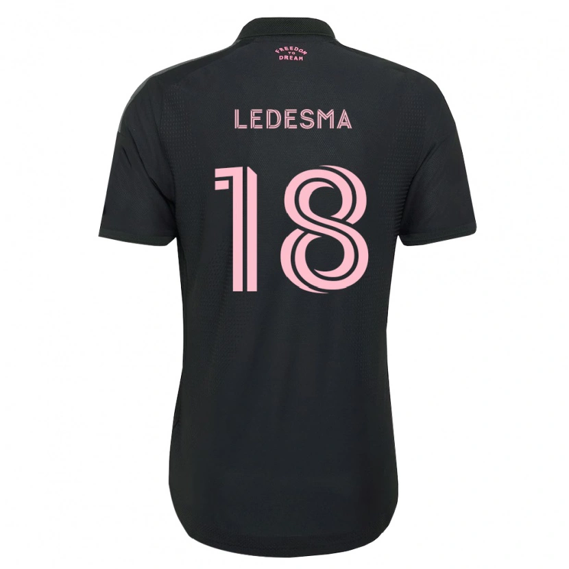 Danxen Herren Santiago Ledesma #18 Pink Schwarz Weiß Auswärtstrikot Trikot 2026/27 T-Shirt
