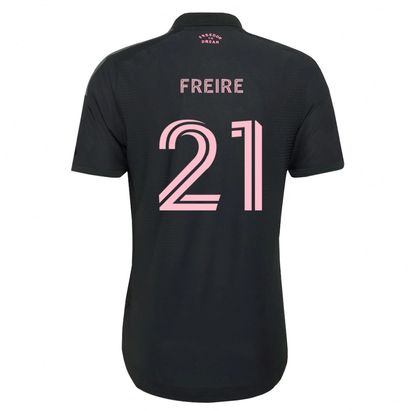 Danxen Herren Nicolas Freire #21 Pink Schwarz Weiß Auswärtstrikot Trikot 2026/27 T-Shirt