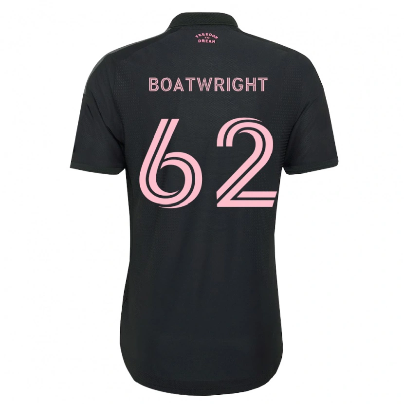 Danxen Herren Israel Boatwright #62 Pink Schwarz Weiß Auswärtstrikot Trikot 2026/27 T-Shirt