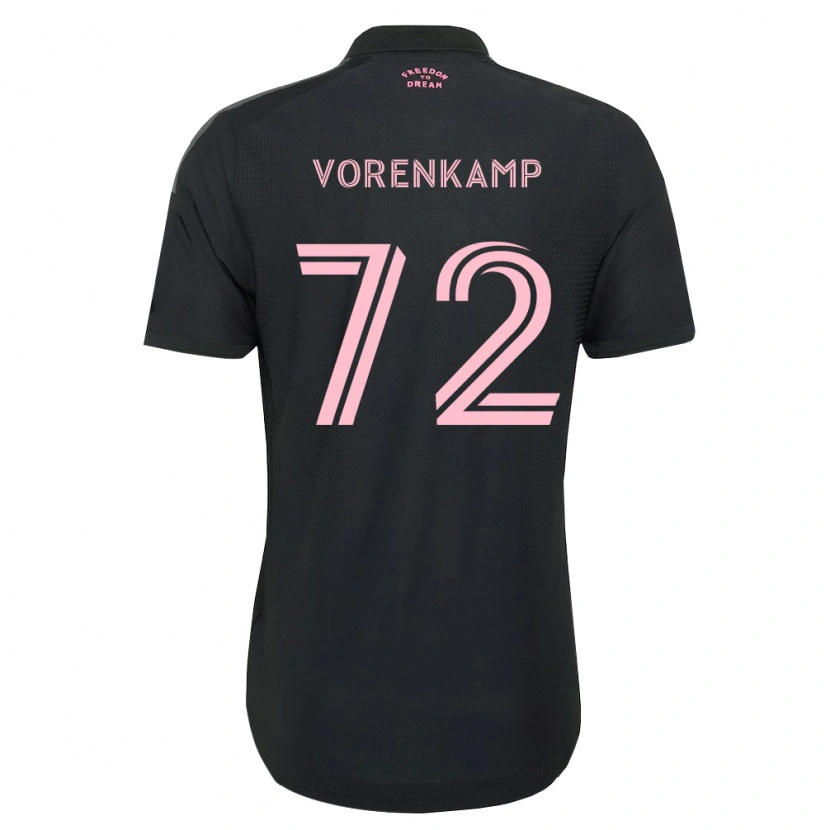 Danxen Herren Theo Vorenkamp #72 Pink Schwarz Weiß Auswärtstrikot Trikot 2026/27 T-Shirt