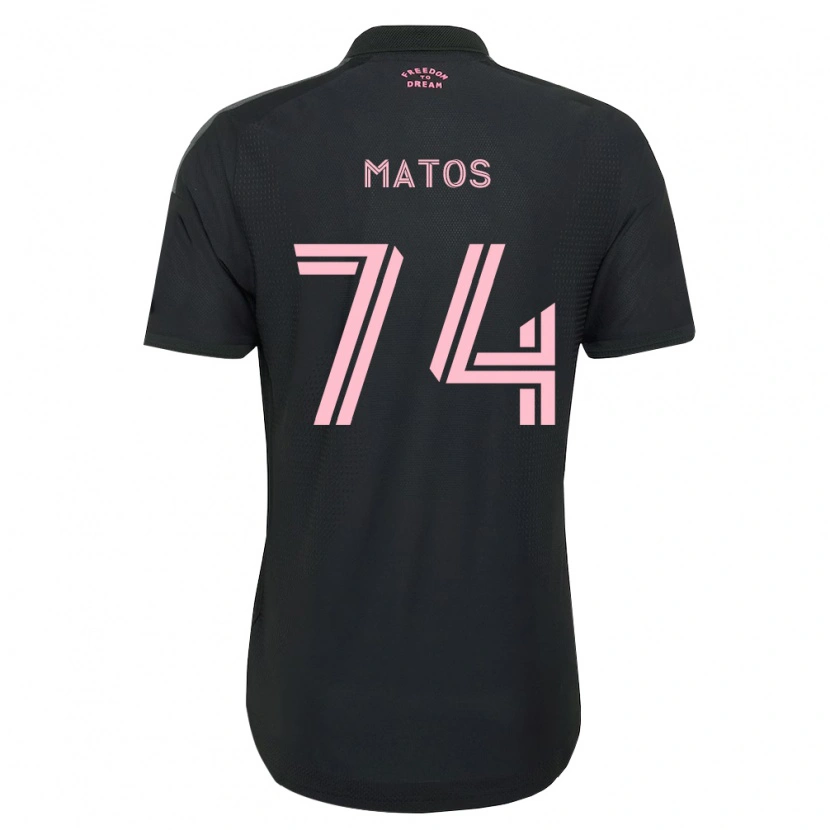 Danxen Herren Diego Matos #74 Pink Schwarz Weiß Auswärtstrikot Trikot 2026/27 T-Shirt
