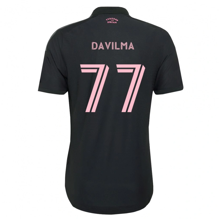 Danxen Herren Kensly Davilma #77 Pink Schwarz Weiß Auswärtstrikot Trikot 2026/27 T-Shirt