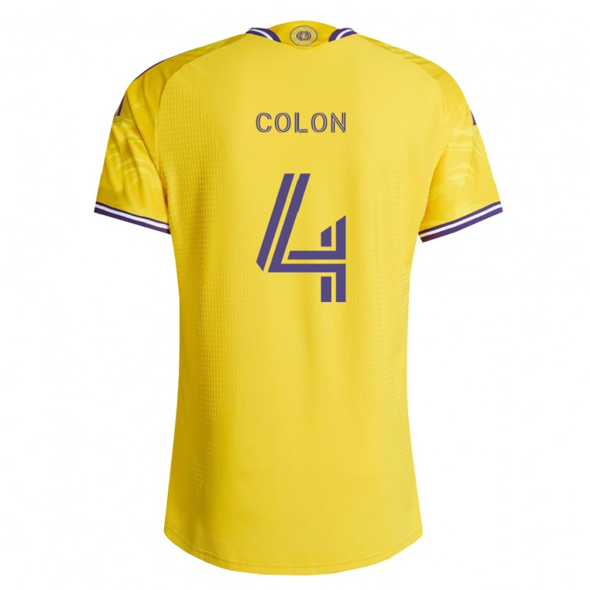 Danxen Herren Xzavier Colon #4 Gelb Violett Auswärtstrikot Trikot 2026/27 T-Shirt