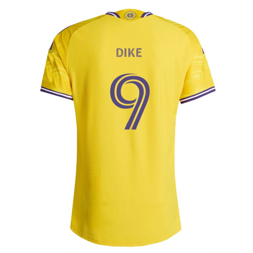 Danxen Herren Daryl Dike #9 Gelb Violett Auswärtstrikot Trikot 2026/27 T-Shirt